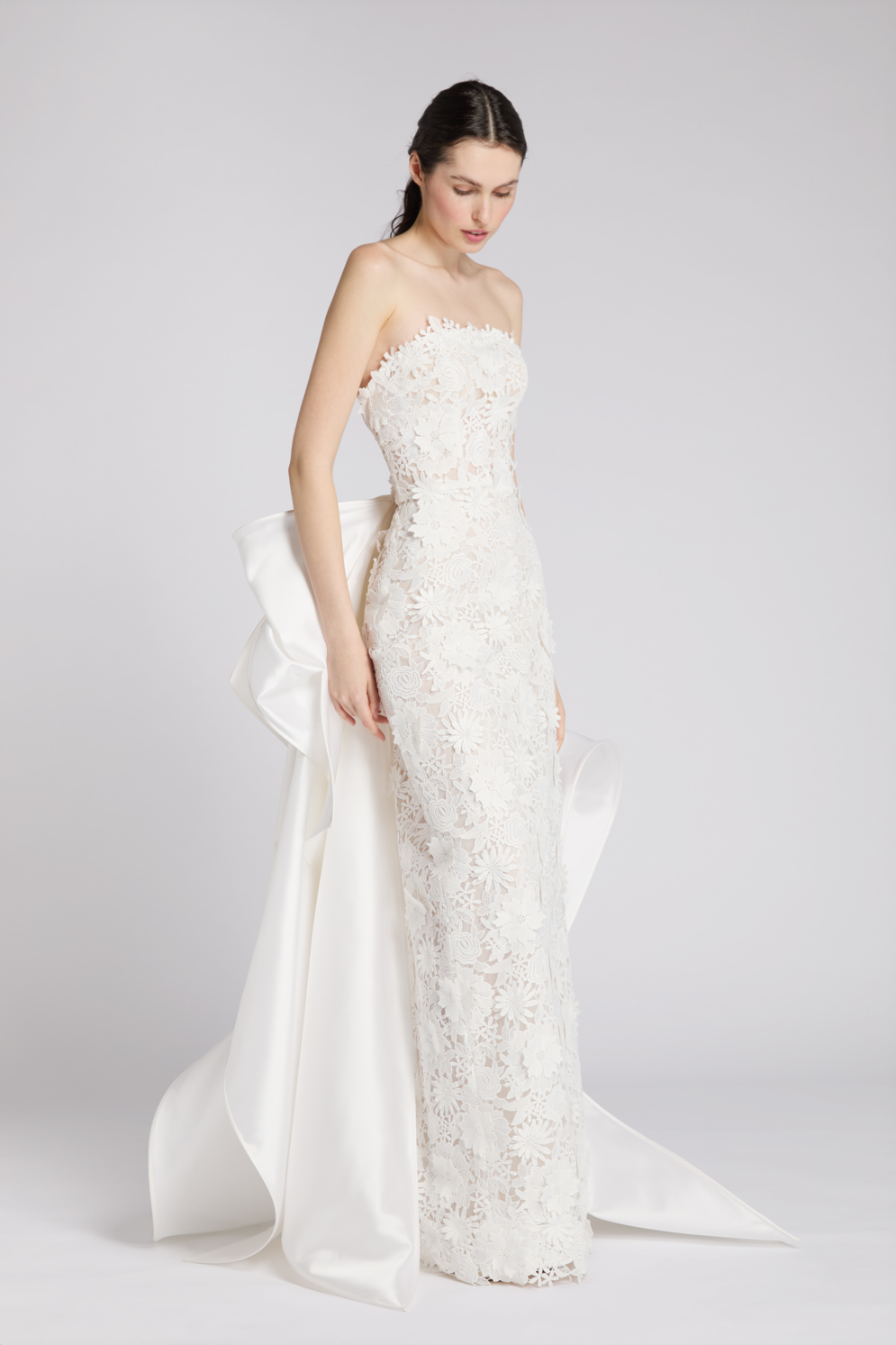 【正規品】ANTONIO RIVA アントニオ リーヴァ ウェディングドレス 9 Abito sposa Margherita in pizzo e mikado | Antonio Riva Milano