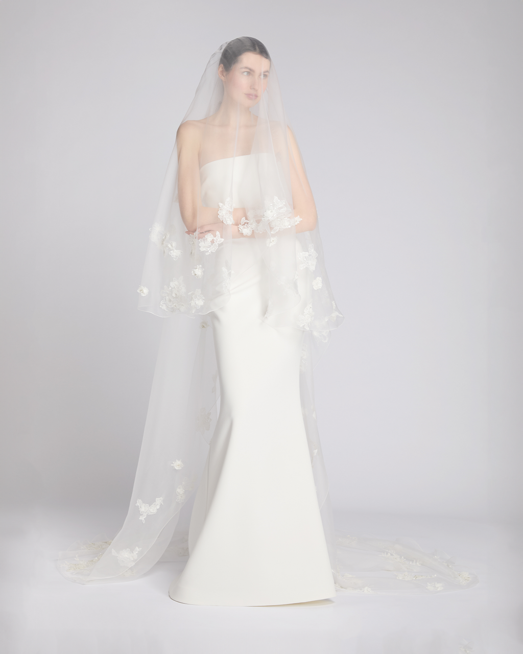 Velo Special in organza di seta | Antonio Riva Milano