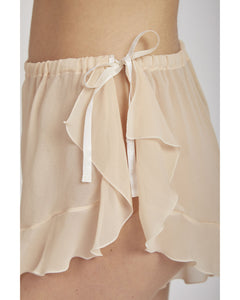 Culottes with ruffles